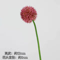 仿真单头小葱球 小葱花 现代花艺设计 店铺美陈 摄影道具家居假花